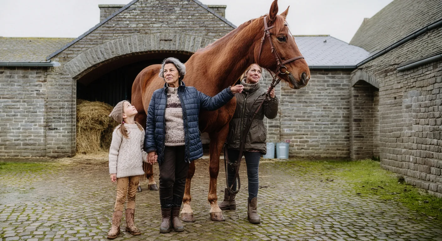 L'équipe du École d'équitation des Perrières, centre équestre à Couzeix